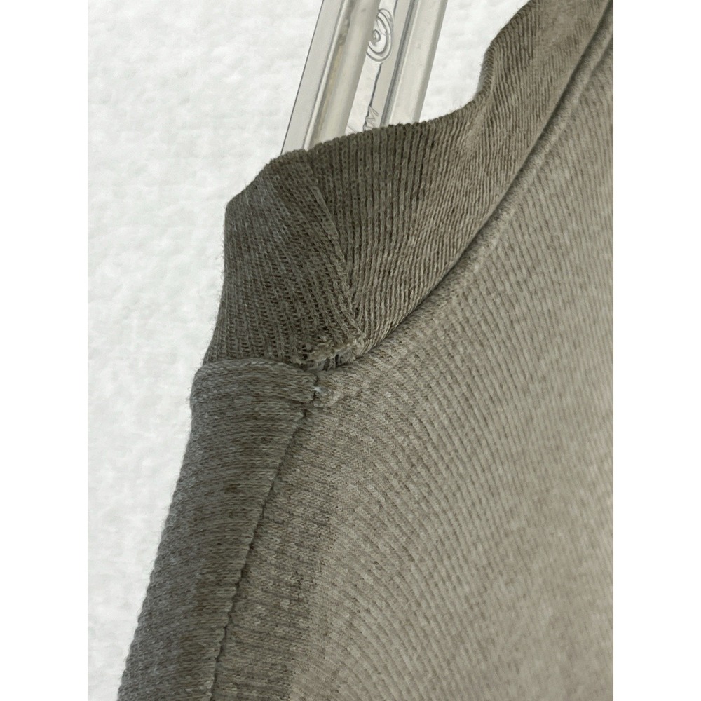 Sun Triangle Sweatshirt Mens L Catalina Island Ribbed Tan Beige Made in USA VTG - Picture 16 of 16